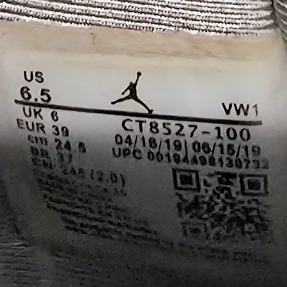 White and Gray Sneakers with Red Accent - Picture 8 of 8